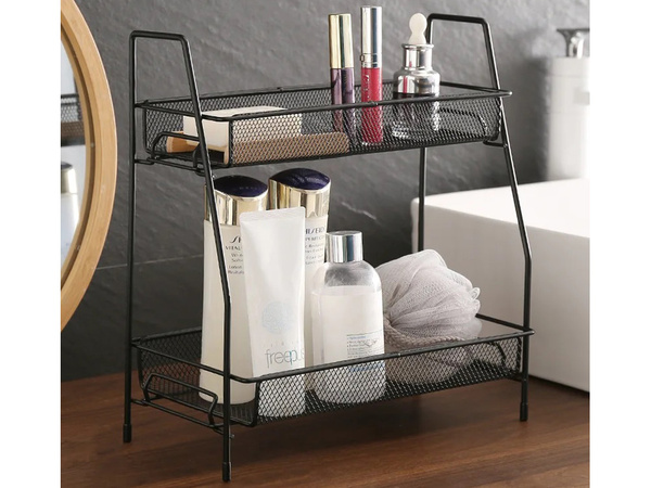 Estante de cocina organizador de cocina de pie especiero loft de dos niveles