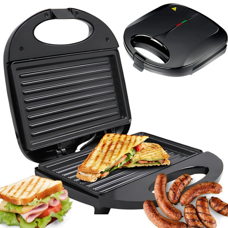 Toaster toaster grill für panini tortilla sandwiches non-stick 750w
