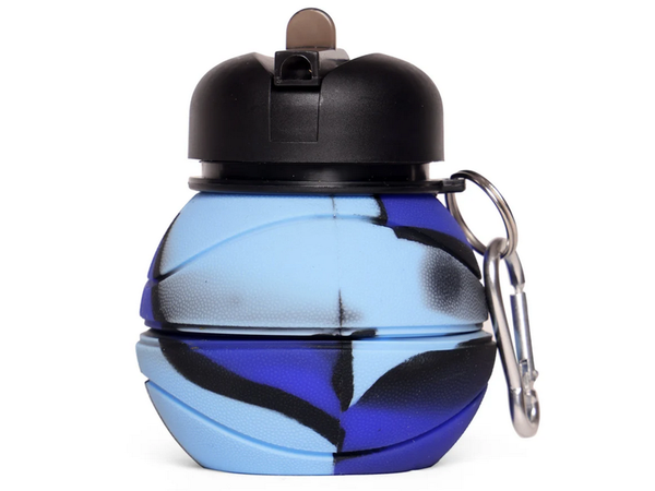 Bidon de sport pliable en silicone bouteille de sport avec bec verseur 500