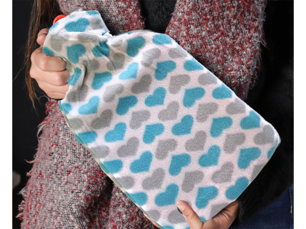 Termo grelec v ovitku gumijasti grelec trebuha z mehkim vložkom