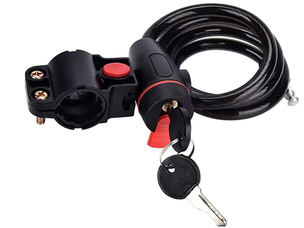 Velosipēda slēdzene velosipēda slēdzenes atslēga drošība spēcīgs kabelis