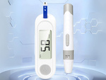 Glukometr cyfrowy zestaw lcd 50 pasków 50 lancetów test cukru we krwi