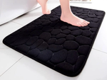 Bathroom mat soft absorbent anti-slip large 80x50 for shower