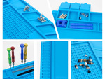 Tapis de service en silicone organisateur de soudure grand tampon 30x45 aimant