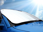 Pare-soleil pour la vitre avant arrière d'un tapis de voiture