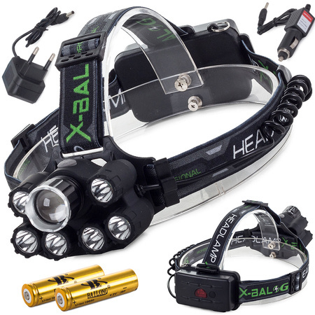 Bailong cree xm-l t6 7 x led uv headlamp