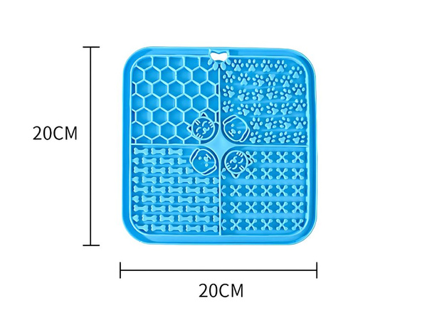 Silikonová antirestruktivní podložka na jídlo pro psy/kočky 20cm