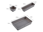 Organiseur 8pc trinket trays plastic drawer boxes
