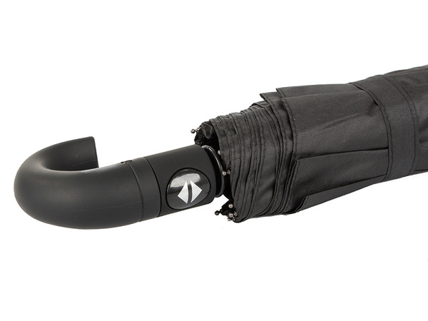 Dáždnik skladací dáždnik automatický čierny unisex