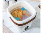 Mini portable washing machine small folding travel washing machine for clothes and linen 11l
