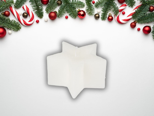 Christmas scented star candle christmas scented candle