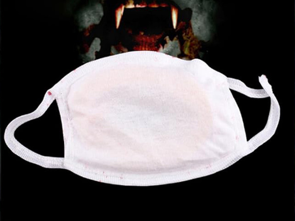 Asiņaina zobu maska halloween šausmu pārģērbšanās halloween kostīms