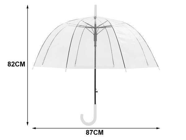 Transparent wedding umbrella for wedding sessions large