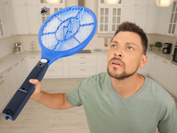 Elektrický lapač múch vrecko na labky komáre mole muchy