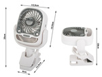 Stolný ventilátor stojaci tyčový zvlhčovač vzduchu usb rgb 2v1