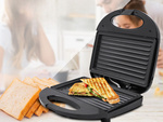 Toaster toaster grill für panini tortilla sandwiches non-stick 750w