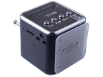 Altavoz inalámbrico portátil mini radio fm led bluetooth móvil microsd