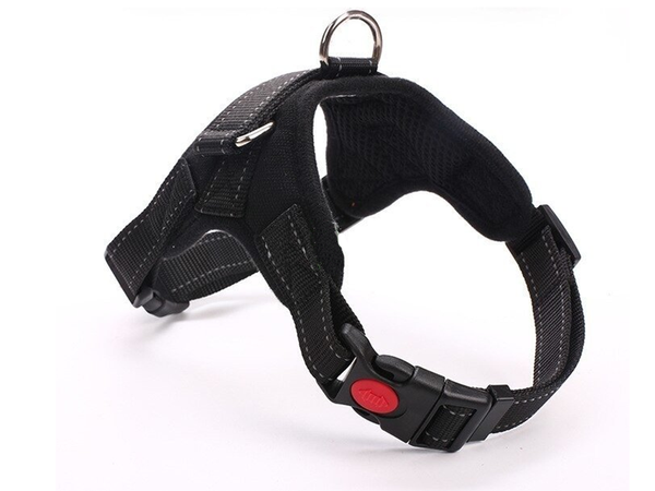 Sturdy, non-pressure harness for dogs handle light l