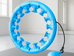 Hula hop mit gewicht zum abnehmen für übungen verstellbarer massage-reifen