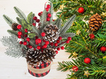 Christmas table centrepiece desk decoration christmas table decoration