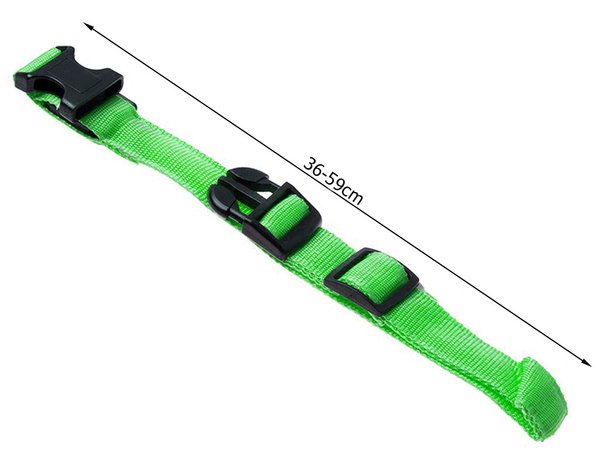 Led osvetlitveni ovratnik za pse in mačke z nastavljivo osvetlitvijo 59 cm