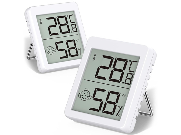 Digitales thermometer mini-wetterstation raumhygrometer batterie magnet