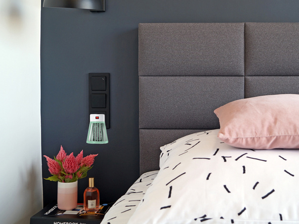 Lampe anti-moustiques uv électrique pour prise de courant