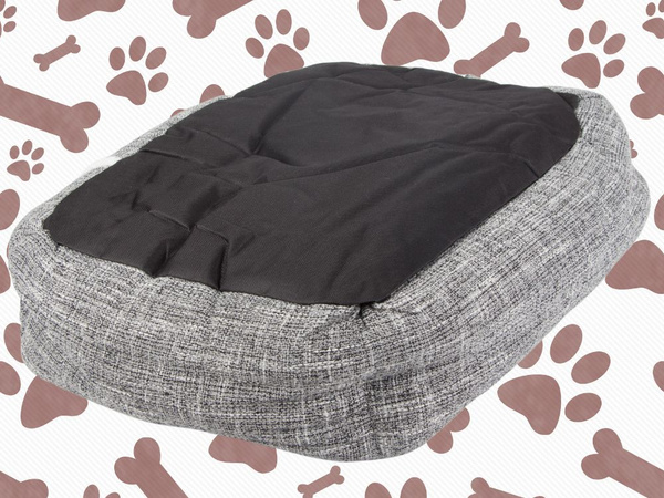 Cama para perro suave y confortable cama mullida con cojín de tamaño l