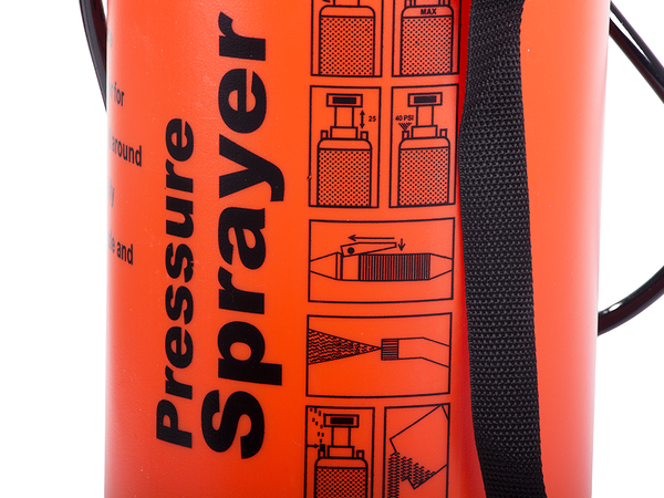 NYOMÁSPERMETEZŐ KERTI KÉZI PERMETEZŐ HOSSZÚ LÁNDZSA 10L ÖVVEL