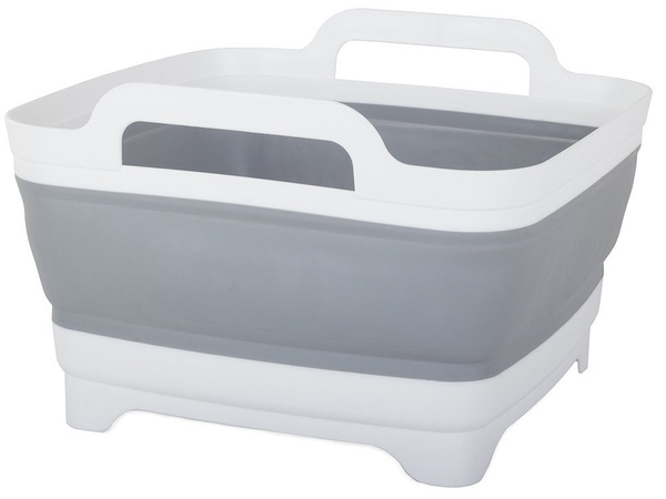 Bol pliant en silicone avec poignée bouchon 8l