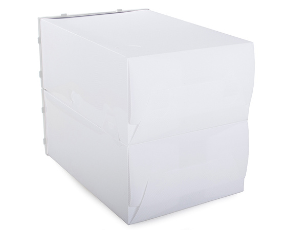 Organizador de zapatos caja contenedor con tapa armarios plegables modulares calzado