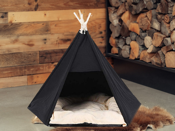 Tepee tent house dog bed cat kennel