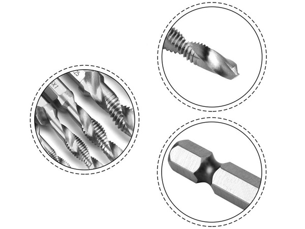 M3-10m hex gewindebohrer hss gewindebohrer set 6 stück