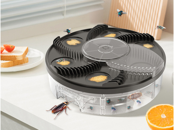 Piège à mouches électrique à pattes pivotantes attrape-insectes cafards