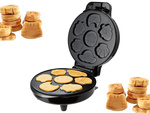 Tostadora eléctrica para gofres y galletas, moldes con diferentes diseños, 1200 W
