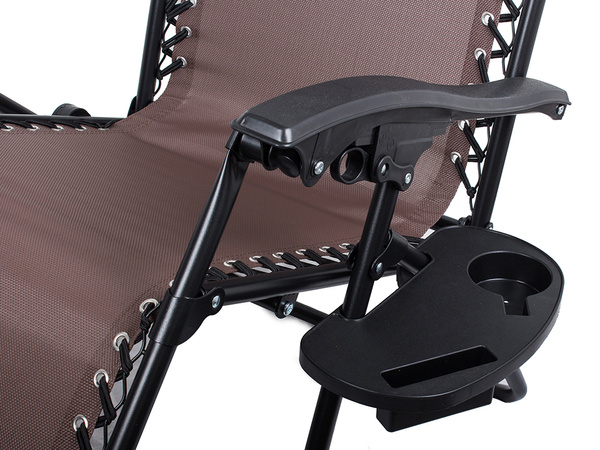 Silla de playa plegable gravedad cero 2en1 con capota