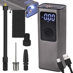 Pompa de baterie pentru bicicleta masina compresor electric 10 bar lcd