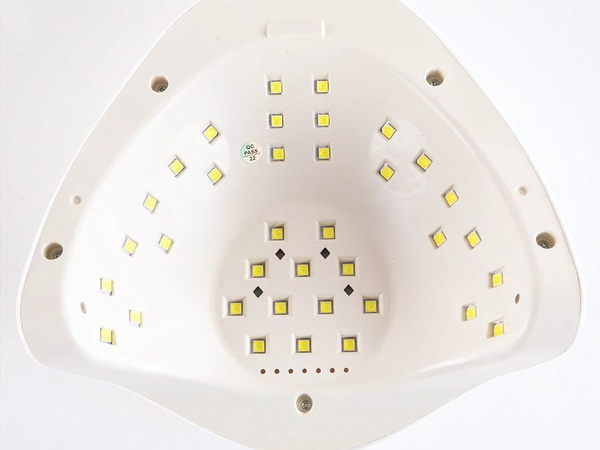 Nail lamp 46 led uv 150w for hybrids gels strong sun x5 max lcd