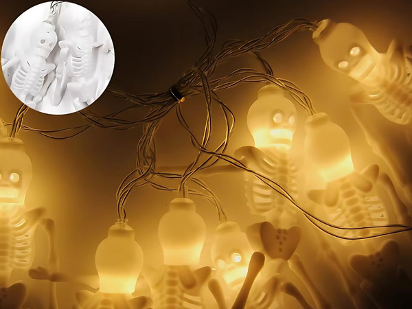 Led halloween girl range 2m 10 hanging glasses