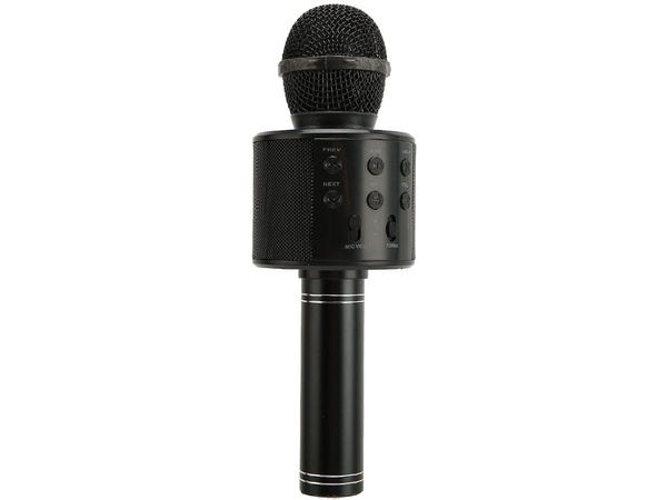 Mikrofon bezprzewodowy bluetooth głośnik karaoke modulator głosu okrągły