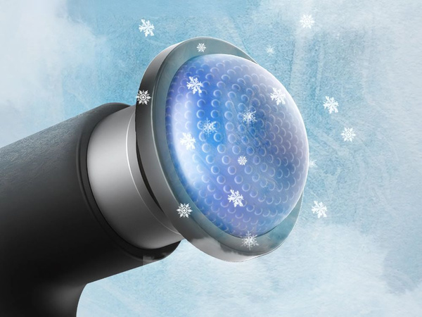 Pistolet do masażu masażer mocny rozgrzewający chłodzący 10 koncówek usb