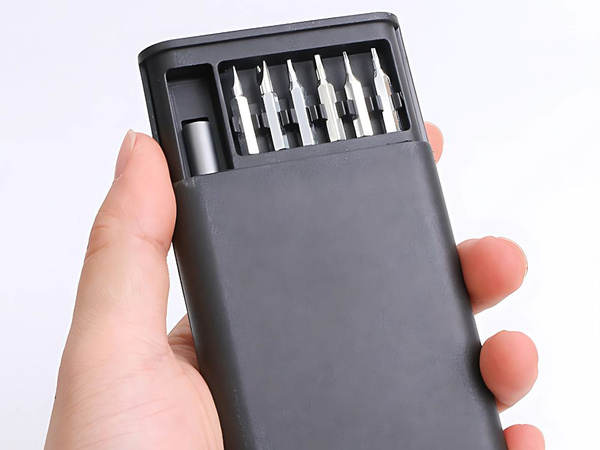 Juego de puntas de destornillador de precisión puntas magnéticas 24 puntas + estuche