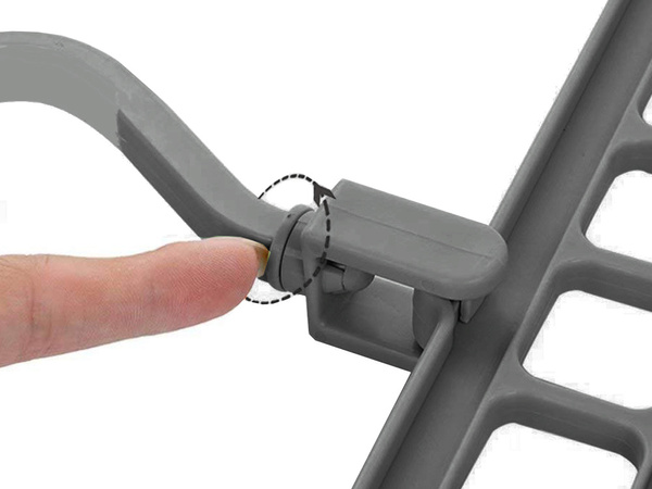 Drēbju skapis organizators apģērbu plaukts daudzfunkcionāls 2 gab.