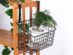 Basket metal door-hung organiser kitchen hanging shelf