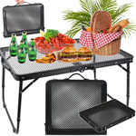 Reisetisch klappbarer campingtisch gartentisch griff koffer