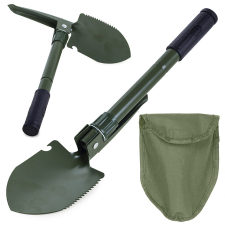 FOLDING SHOVEL PICKAXE MULTIFUNCTION SAW CASE