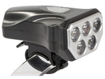Luz delantera 5 led usb para bicicleta