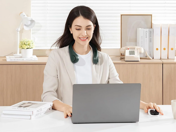 Fan neck fan portable air conditioner wireless rechargeable battery