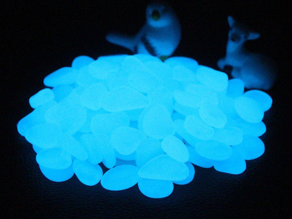 Fluorescentné svetelné kamene 100 ks