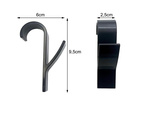 2x kopalnica kljuka za obešanje za radiator, radiator in kopalniško brisačo